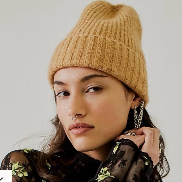 NWT Free People Winnie Waffle Cuff Beanie - Picture 2 of 7